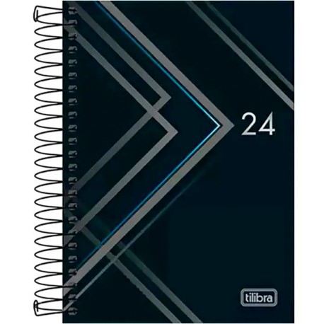 Agenda Espiral 2024 Spot M5 de 12.9 x 19.7 cm marca Tilibra