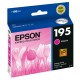 Cartuchos de Tinta Epson 195 (T195320) Magenta Original para 210 páginas.