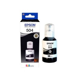 Botella de Tinta Original Epson T504 Negro de 127 ml