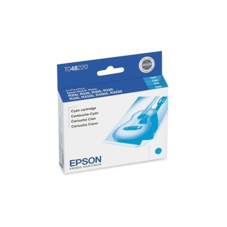 Cartuchos de Tinta Epson T048220 Cyan Original para 430 páginas.