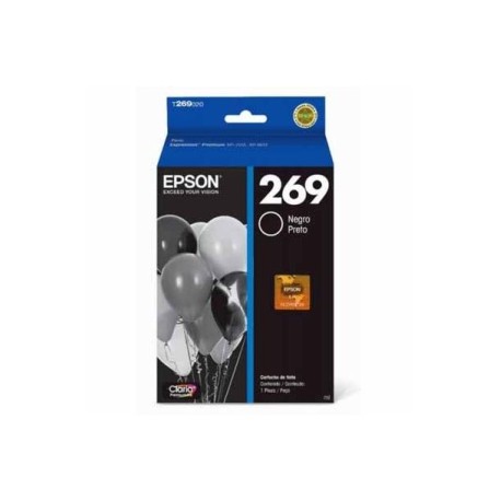 Cartuchos de Tinta Epson 269 (T269020) Negro Original para 365 páginas.