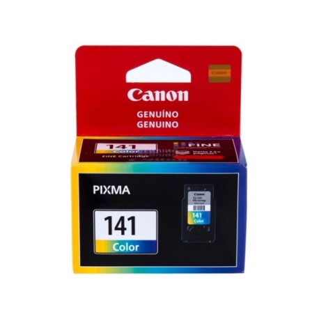 Cartucho de Tinta Canon 141 (CL-141) Tricolor Original para 180 páginas.