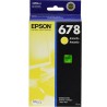 Cartuchos de Tinta Epson 678 (T678420) Amarillo Original para 1,200 páginas.
