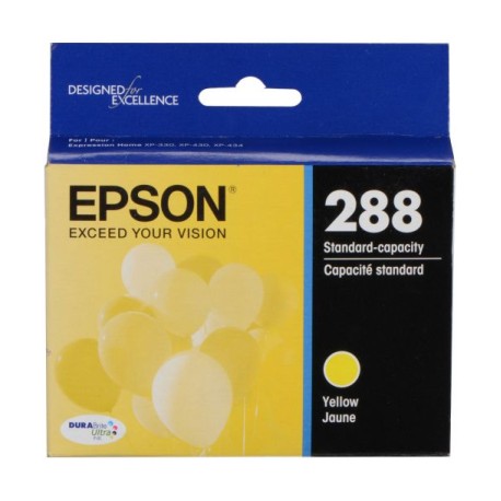 Cartuchos de Tinta Epson T288 (T288420) Amarillo Original para 175 páginas.