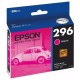 Cartucho de Tinta Epson 296 (T296320) Magenta Original para 250 páginas.