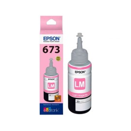 Botella de Tinta Epson 673 (T673620) Light Magenta Original para 2,200 páginas.