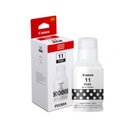 Botella de Tinta Canon GI-11BK (4525C001) Negro Original para 7,700 páginas.