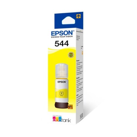 Botella de Tinta Epson 544 (T544420-AL) Amarillo Original para 7,500 páginas.
