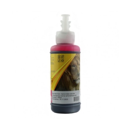 Botella de Tinta de 100 ml. Universal Magenta calidad Premium.