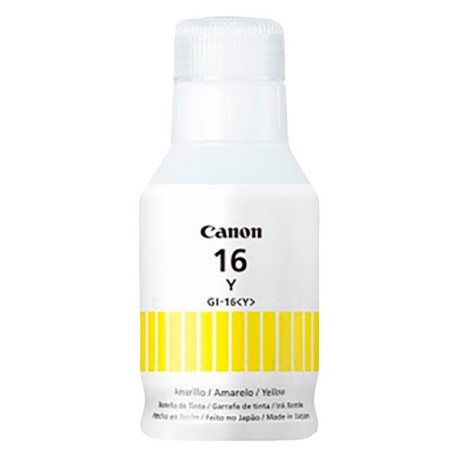 Botella de Tinta Canon GI-16 (4420C001AA) Amarillo Original para 70 ml.