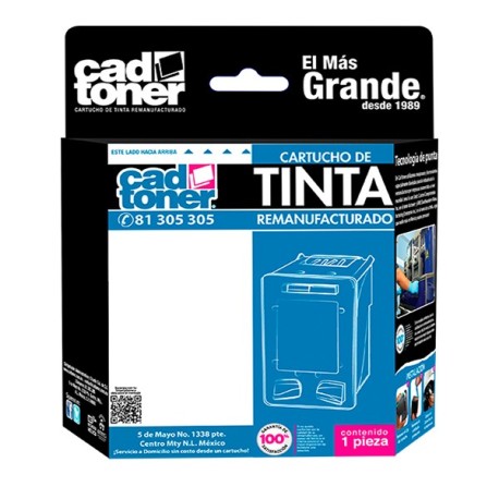 Cartucho de Tinta 711 (CZ131A) Magenta Remanufacturado marca Cad Toner a intercambio