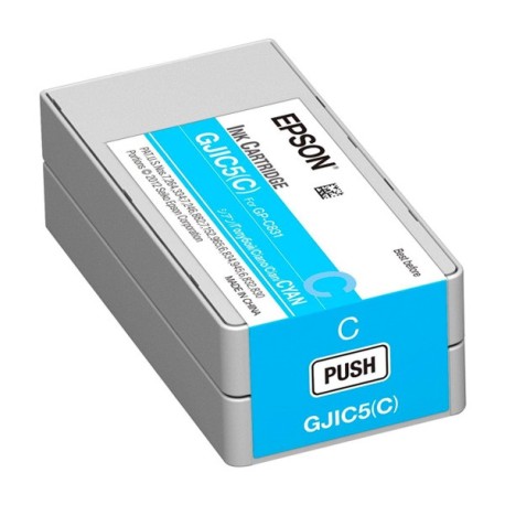 Cartucho de Tinta Epson GJIC5(C) Cyan Original de 32.5 ml.